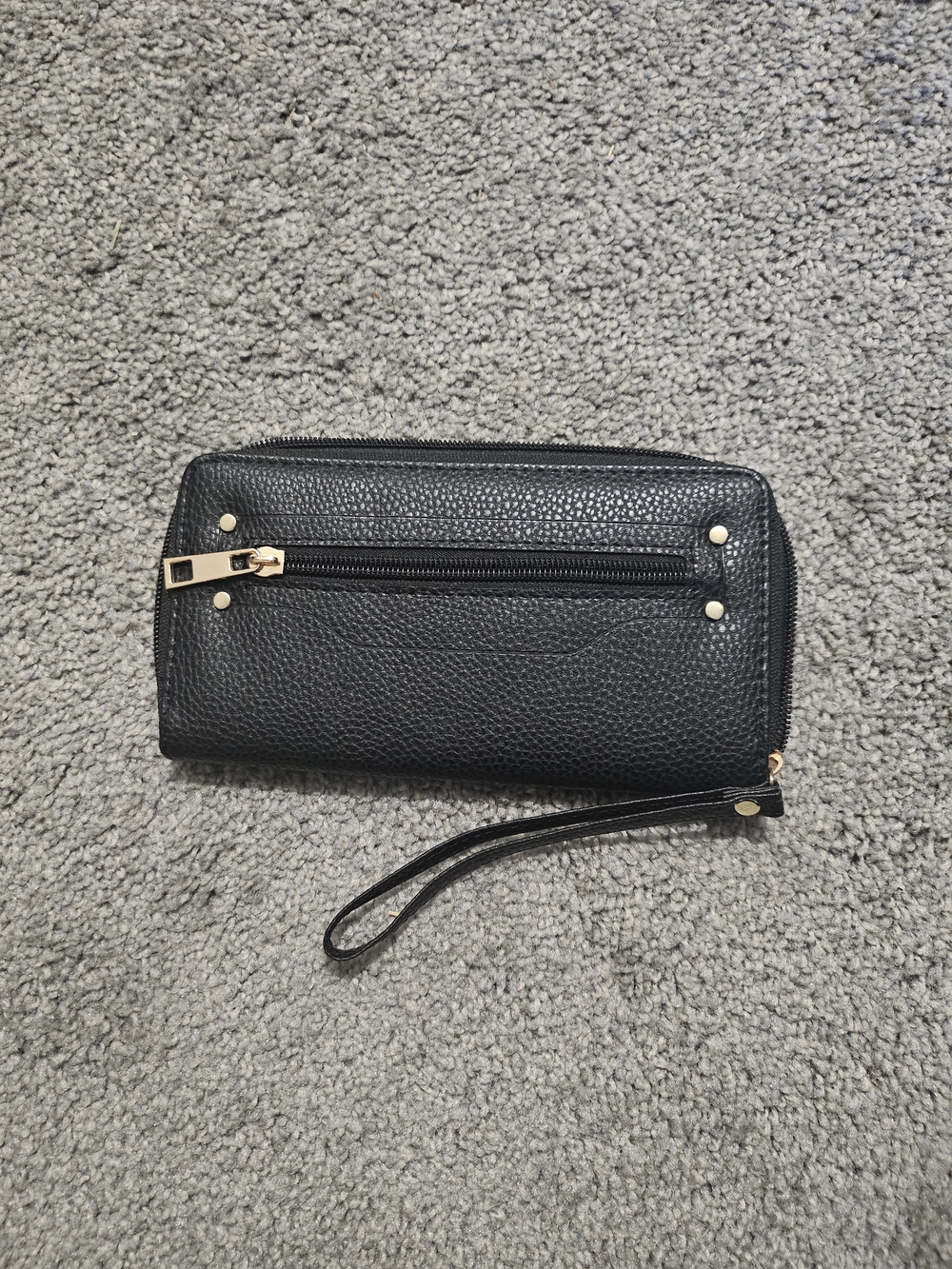 Black Wristlet Wallet - Classic Clutch